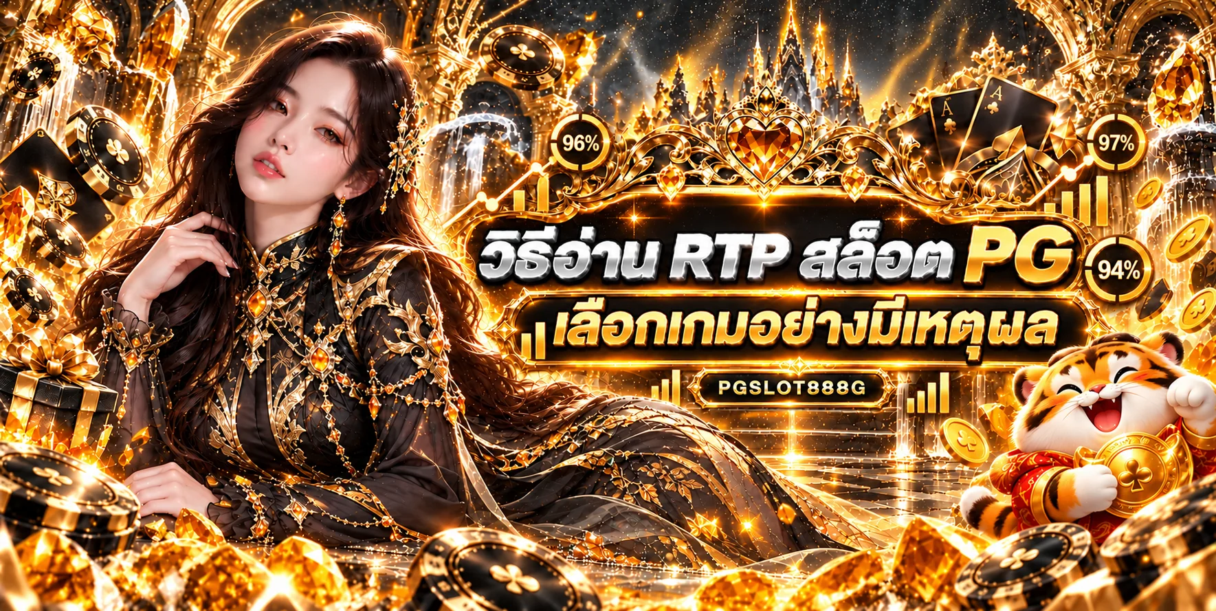 PGSLOT888G | วิธีอ่าน RTP และความผันผวนสล็อต PG