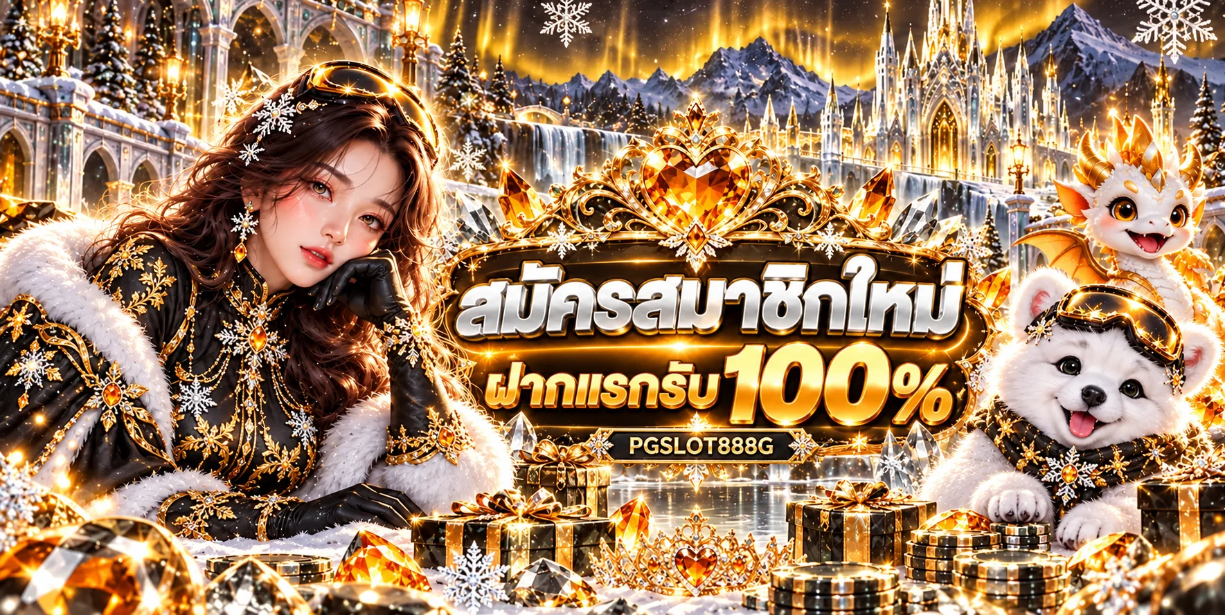 โปรสมาชิกใหม่ PGSLOT888G รับโบนัสฝากครั้งแรก