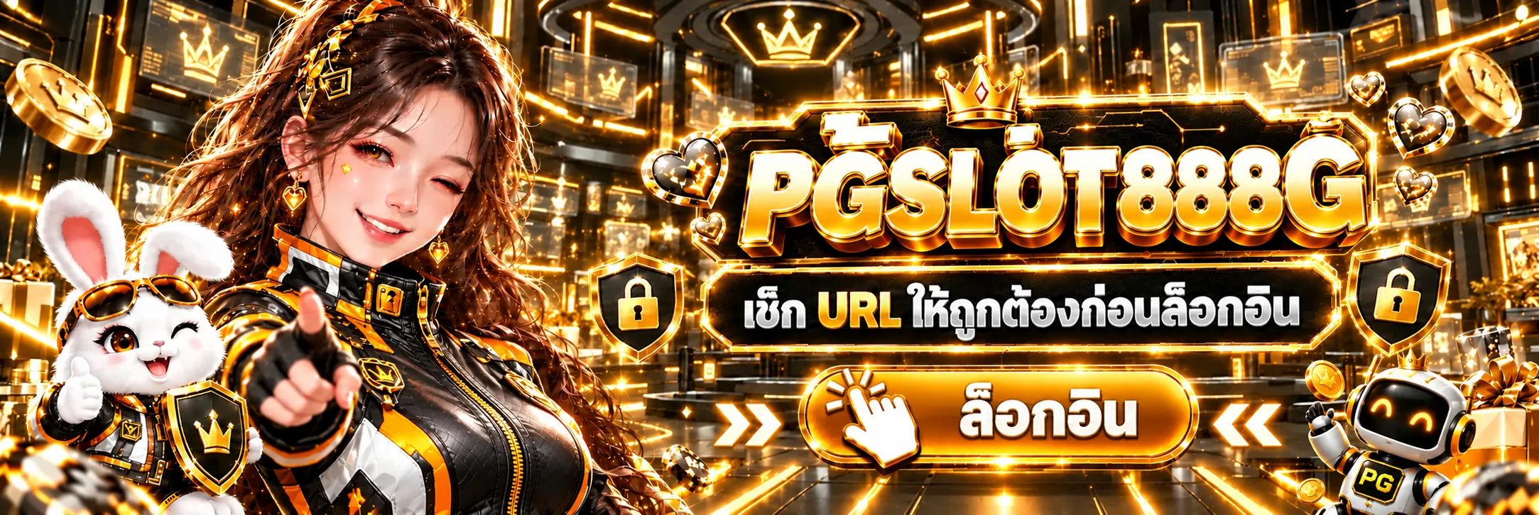 ทางเข้า PGSLOT888G ตรวจ URL ก่อนล็อกอิน